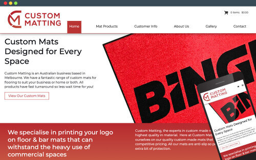 Custom Matting – eCommerce for Printed Mats