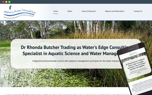 Modern Update of Water's Edge Consulting Website