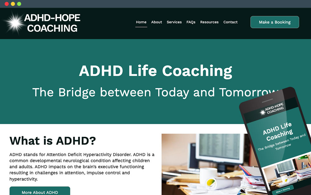 New Website for ADHD Hope