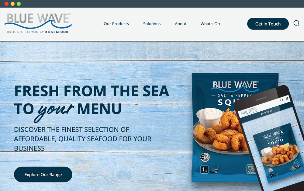 Launching KB Blue Wave: Seafood for the Food Service Industry