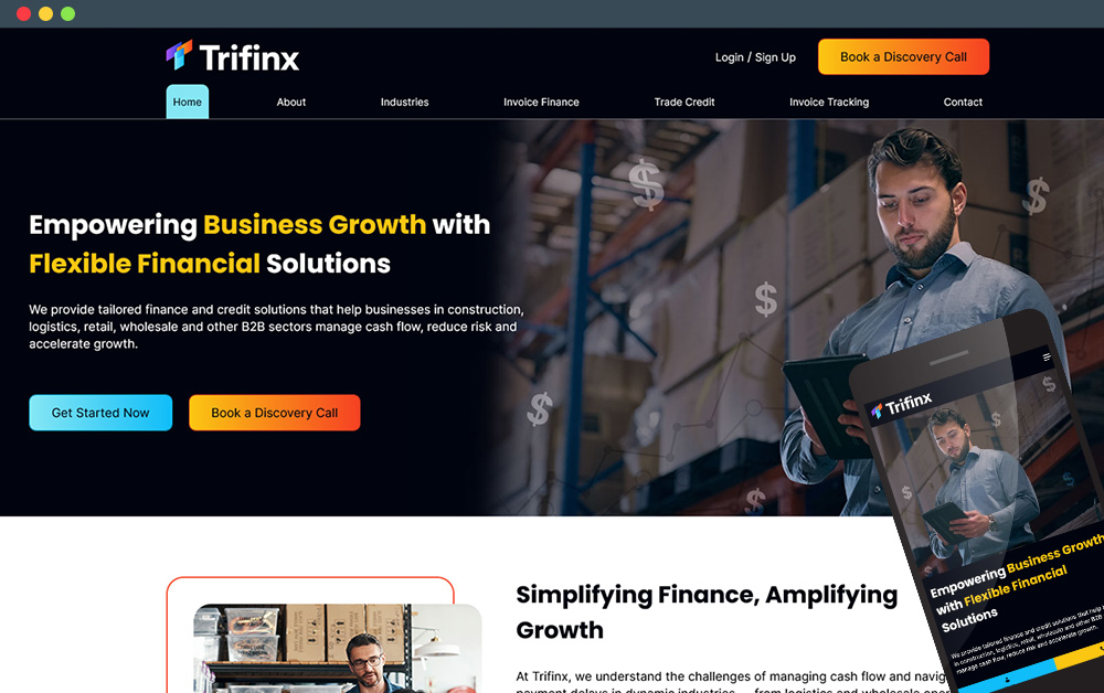 Revitalising Trifinx Online Presence