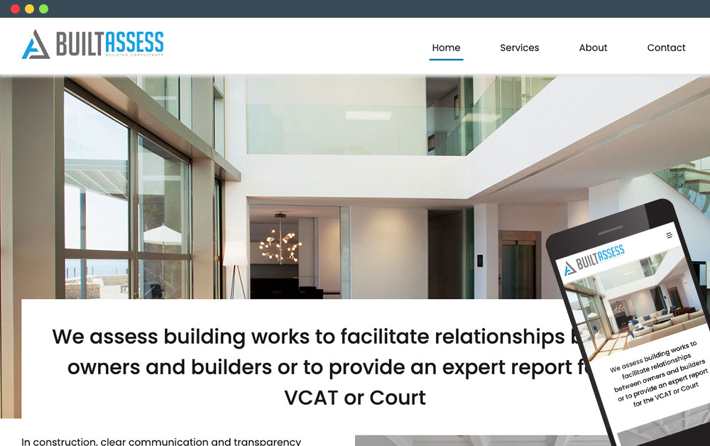 Built Assess New Website Design